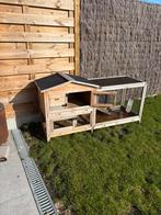 Konijnenhok, Dieren en Toebehoren, Ophalen, 110 cm of meer, 60 tot 90 cm, Zo goed als nieuw