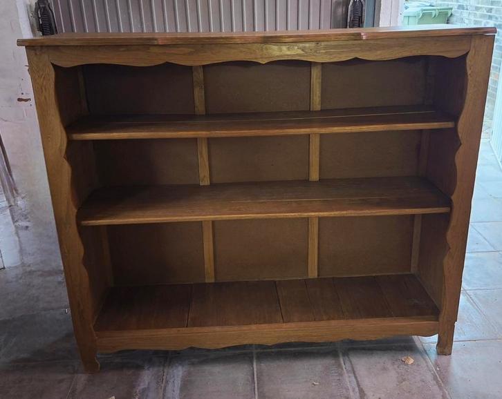Oude boekenkast in eik, Antiek en Kunst, Antiek | Meubels | Kasten, Ophalen