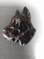 Broche Duitse dog, Overige materialen, Gebruikt, Zwart, Minder dan 4 cm