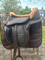 FRA (edix Libre) boomloos bruin dressuur zadel + accesoires, Dieren en Toebehoren, Ophalen, Zo goed als nieuw, Dressuur