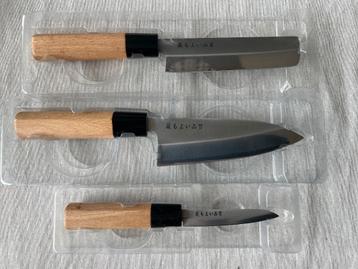 3 Japanse professionele koks messen - NEW 