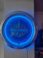 Harley davidson Neon klok, Motoren, Accessoires | Overige, Ophalen of Verzenden