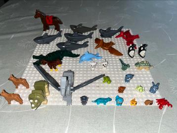 Lego dieren (haaien - krokodil - dino - dolfijn ...) beschikbaar voor biedingen