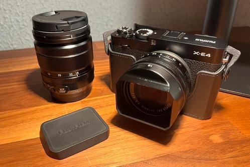 Fujifilm X-E4 + 18-55mm + 18mm + accessoires COMME NEUF, Audio, Tv en Foto, Fotocamera's Digitaal, Zo goed als nieuw, Compact