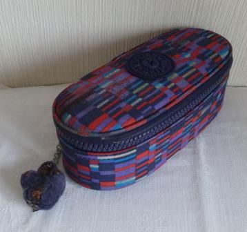 Kipling "Duobox" plumier ovale multicolore + bébé singe