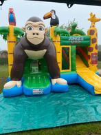 Springkastelen Multiplay Safari, unicorn, superblocks, Ophalen, Zo goed als nieuw