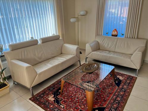 Salon, Huis en Inrichting, Zetels | Complete zithoeken, Gebruikt, Leer, Ophalen