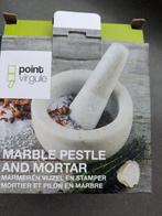Marmer vijzel en stamper, Ophalen, Nieuw