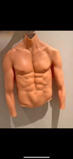 Kostuum spieren lichaam.  Mannelijk lichaam silicone, Ophalen of Verzenden, Nieuw, Feestartikel