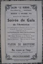Programme "Le Rubens" Dampremy 1964 Gala de l'Armistice, Ophalen of Verzenden, Zo goed als nieuw
