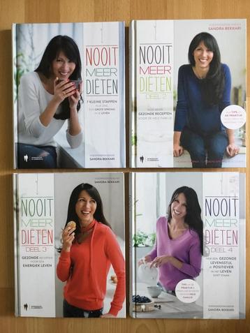 Kookboeken Nooit meer diëten, Boeken, Kookboeken, Ophalen of Verzenden, Zo goed als nieuw, Sandra Bekkari