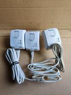 Lot de 3 câbles TopCom PowerLan 200 + 5 Ethernet, Télécoms, Utilisé, Enlèvement ou Envoi, Accessoires