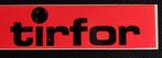 TIRFOR vintage sticker, Verzenden, Zo goed als nieuw, Merk