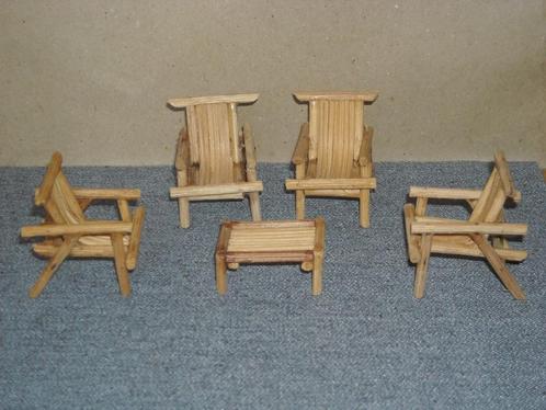 Bamboe tuinsetje, geschikt voor de Lundby kinderen, Verzamelen, Poppenhuizen en Toebehoren, Gebruikt, Ophalen of Verzenden