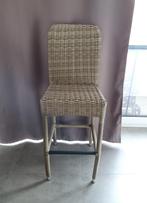 Rieten barkruk, Tuin en Terras, Ophalen, Zo goed als nieuw