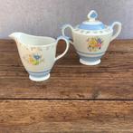 Mooie porseleinen set melk- en suikerpot, Ophalen of Verzenden