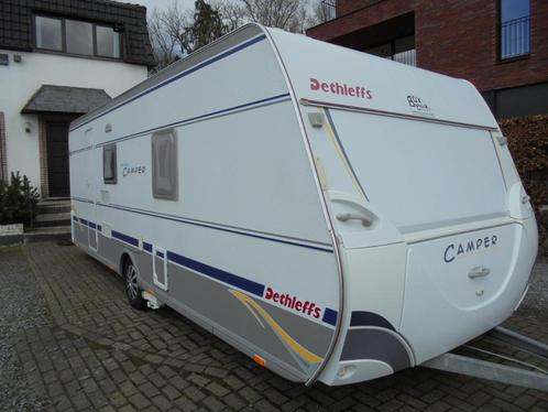 Dethleffs Camper ET5,5/2006,6 bedden,voortent,Airco,MOVER, Caravans en Kamperen, Caravans, Particulier, tot en met 6, 1250 - 1500 kg