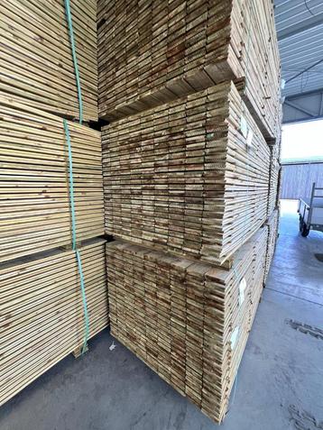 Geïmpregneerde plank 14 x 119 x 1800 mm beschikbaar voor biedingen