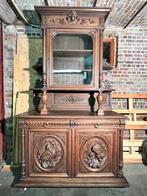 Mooie antieke jagerskast /buffetkast, Antiek en Kunst, Ophalen