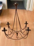 Smeedijzeren Kroonluchter, Huis en Inrichting, Lampen | Kroonluchters, Ophalen, Zo goed als nieuw, Metaal, Klassiek