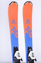90; 110 cm kinder ski's SALOMON QST MAX JR, blue/orange, Sport en Fitness, Verzenden
