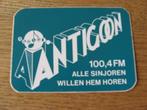 Radio Antgoon 100,4 FM Sticker, Verzamelen, Ophalen of Verzenden, Nieuw, Overige typen