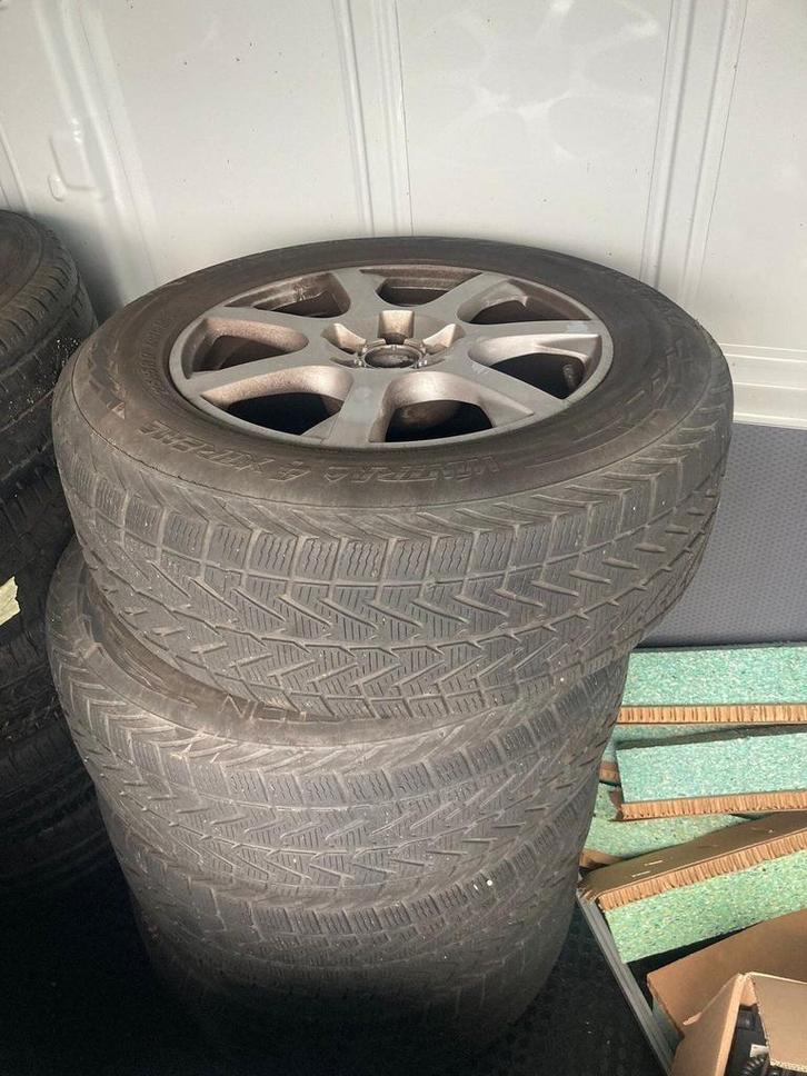Audi Q5 velgen met winterbanden, Auto-onderdelen, Banden en Velgen, Banden en Velgen, 17 inch, Gebruikt, Ophalen