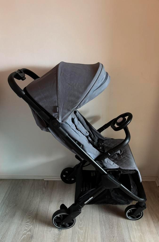 Pakket supercompacte buggy Easywalker Jackey en alle extra's, Kinderen en Baby's, Buggy's, Gebruikt, Overige merken, Regenhoes