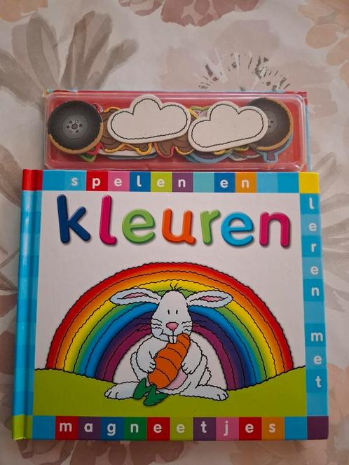 Kleuren - spelen en leren met magneetjes, Boeken, Kinderboeken | Jeugd | onder 10 jaar, Zo goed als nieuw, Ophalen of Verzenden