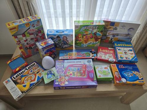 Groot pakket speelgoed (spelletjes, puzzels, blokken, electr, Kinderen en Baby's, Speelgoed | Overig, Gebruikt, Jongen of Meisje