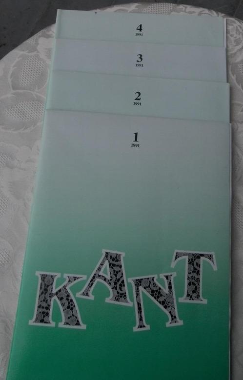 KANT-tijdschrift 1991 (34j. oud) nr. 1-2-3-4 (kantklossen), Hobby en Vrije tijd, Kantklossen, Zo goed als nieuw, Boek of Tijdschrift
