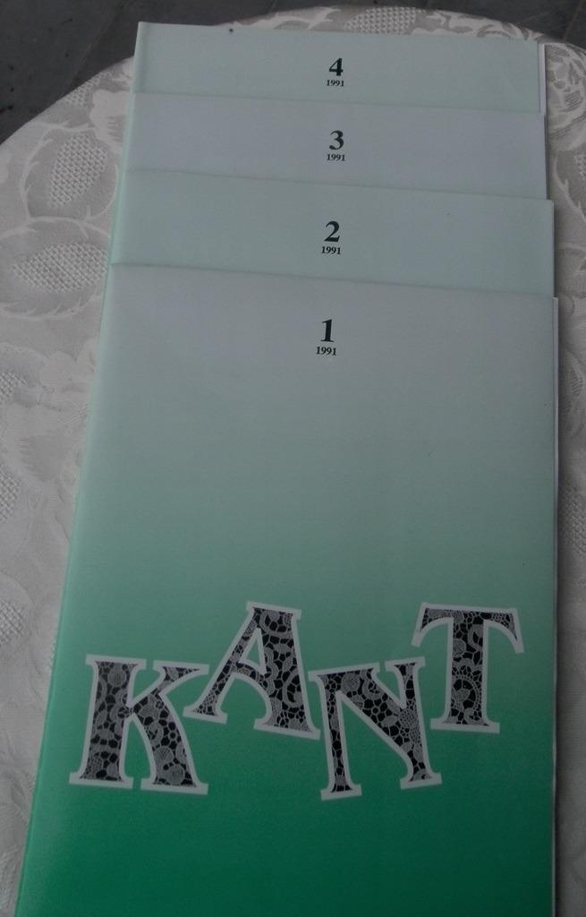 KANT-tijdschrift 1991 (34j. oud) nr. 1-2-3-4 (kantklossen), Hobby en Vrije tijd, Kantklossen, Zo goed als nieuw, Boek of Tijdschrift