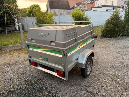 Remorque Bagagere erde 198 avec barre et support vélo, Auto diversen, Bagagerekken, Zo goed als nieuw, Ophalen of Verzenden