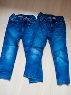 2 donkerblauwe skinny jeansbroeken (maat 104), Bel&Bo, Meisje, Ophalen of Verzenden, Broek