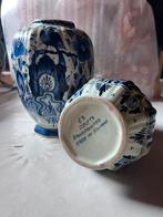 2 vazen delfts blauw, Antiquités & Art, Antiquités | Vases, Enlèvement ou Envoi
