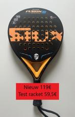 Siux Fusion III ex test racket, Sport en Fitness, Padel, Ophalen of Verzenden, Zo goed als nieuw, Padelracket