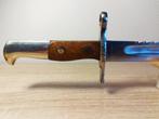 Zwitserse bajonet 1906 met zaagtanden en schede 275€, Verzamelen, Verzenden, Landmacht
