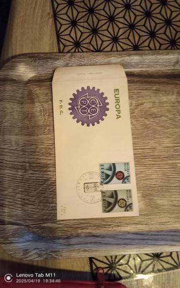 Belgische postzegels thema Europa fdc 1415/16, Enlèvement ou Envoi