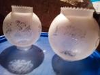 Witte lampenkappen, Ophalen, Rond, Zo goed als nieuw, Minder dan 25 cm