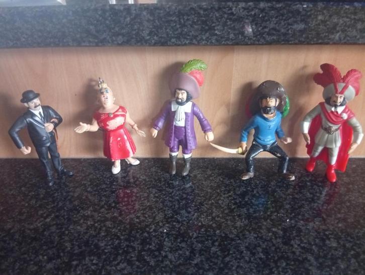 5 figurines Tintin (Vente à la pièce ou en lot)., Verzamelen, Stripfiguren, Zo goed als nieuw, Beeldje of Figuurtje, Kuifje, Ophalen of Verzenden