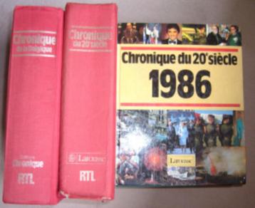 Chronique Belgique et chronique 20è siècle (4livres)