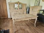 Eetkamer hout romantisch uitgesneden, Ophalen, Gebruikt, Romantisch,, Minder dan 4 stoelen