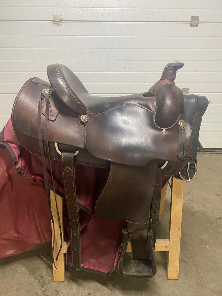 westernzadel, Dieren en Toebehoren, Paarden en Pony's | Zadels, Gebruikt, Western, Ophalen