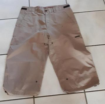 No Excess - Pantalon 3/4 - couleur sable - taille XL, Taille 56/58 (XL), Comme neuf, Brun, No Excess