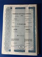 aandeel Herstal, Postzegels en Munten, Aandelen en Waardepapieren, 1970 tot heden, Ophalen of Verzenden, Aandeel