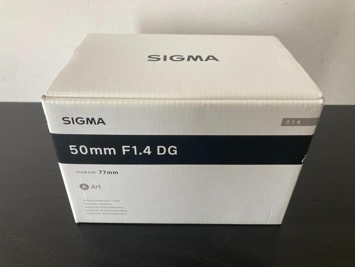 Sigma 50mm F/1.4 DG HSM ART Nikon FX, TV, Hi-fi & Vidéo, Photo | Lentilles & Objectifs, Neuf, Autres types, Enlèvement