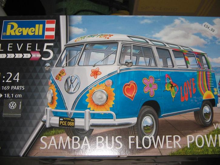 bouwdozen van vw busjes op 1/25, Hobby en Vrije tijd, Modelbouw | Auto's en Voertuigen, Nieuw, Auto, Revell, Ophalen of Verzenden