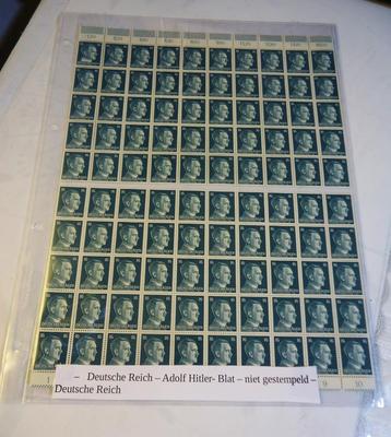 Postzegels WWII Derde rijk 100 stuks niet gestempeld👀🎁👌