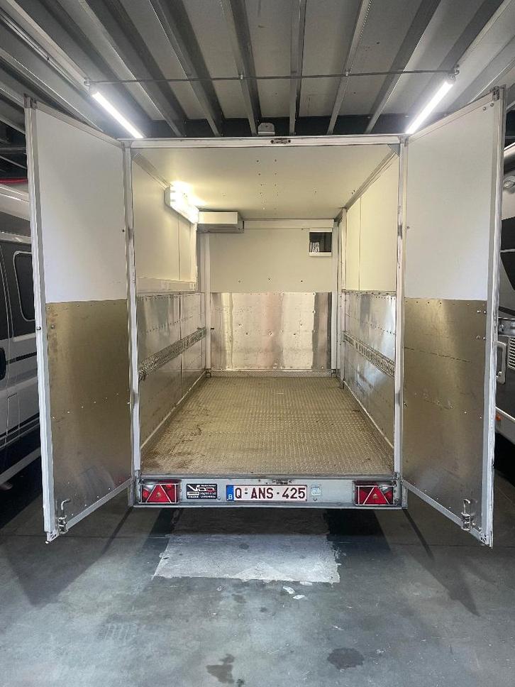 aanhangwagen foodtruck saris 2,7t dubbelasser schokdempers, Auto diversen, Aanhangers en Bagagewagens, Zo goed als nieuw, Ophalen