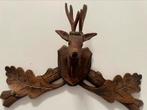 Fronton Cerf Horloge Coucou 24cm, Antiek en Kunst, Antiek | Klokken, Ophalen of Verzenden
